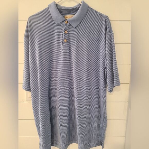 Jamaica Jaxx Cotton Men's short Sleeve Blue  Polo shirt Large - Picture 1 of 6